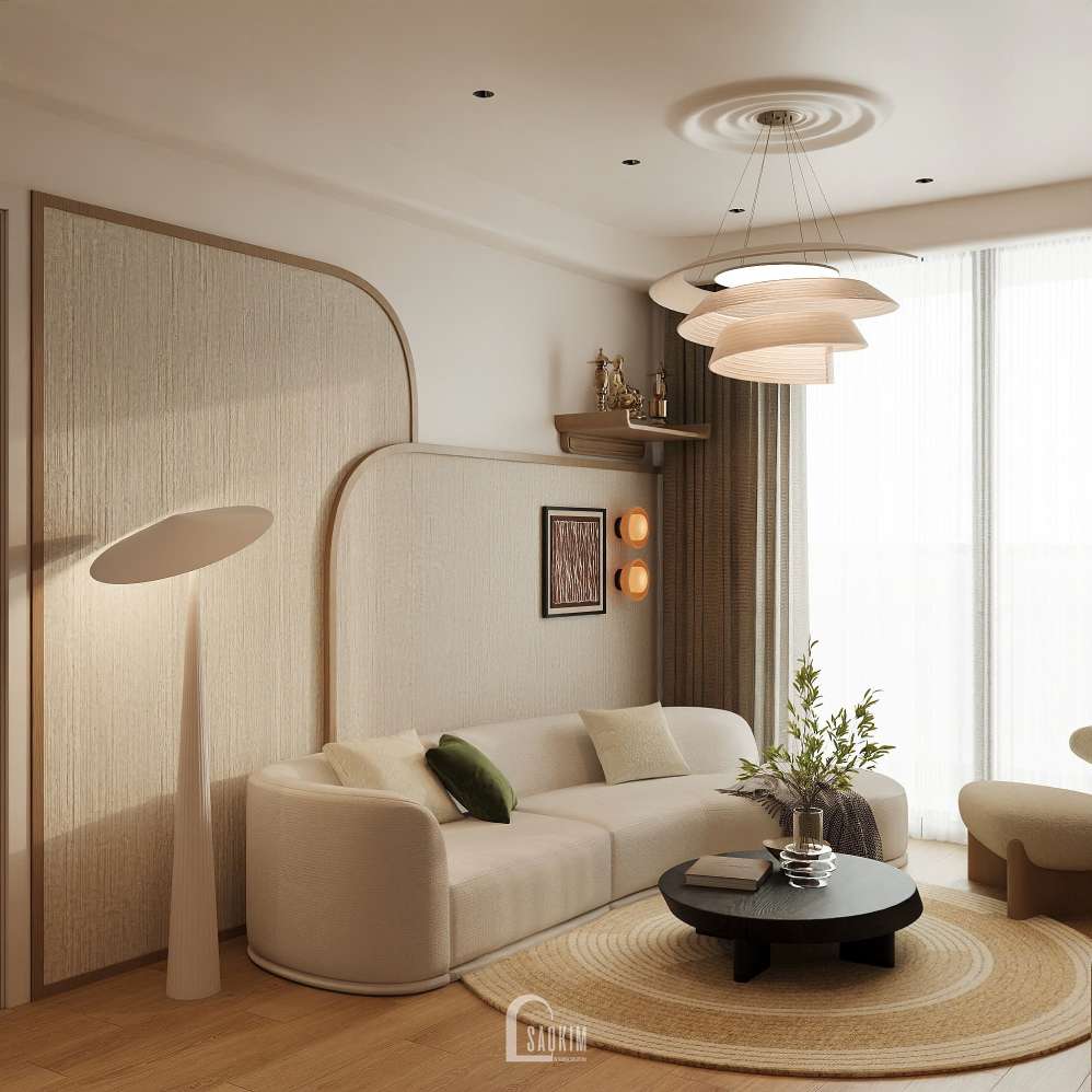 Thiết kế phòng ngủ chung cư phong cách Modern Japandi dự án The Beverly Vinhomes Ocean Park mang không gian sống tinh tế, đủ sâu để tìm lại chính mình